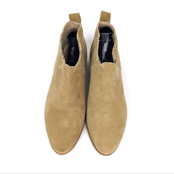 Coconuts by Matisse Womens Shoes Natural Tan El Torone Suede Booties Size 8 - Picture 4 of 10